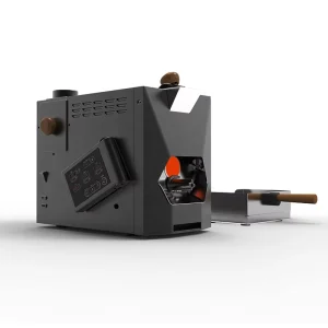 Akimita Skywalker Electric Small Scale Stainless Steel Coffee Bean Roaster Digital Temperature Control 150 300g Batch Capacity