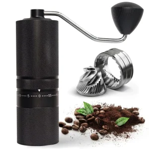 Al Alloy Body Stainless Steel Grinding Core 5 6 7 Star Burr Coffee Grinder Adjustable Portable Manual Coffee Bean Grinder