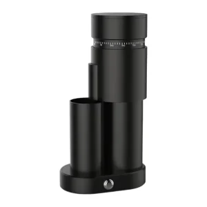 All-Aluminum Alloy Coffee Bean Grinder with Stainless Steel Grinding Burrs