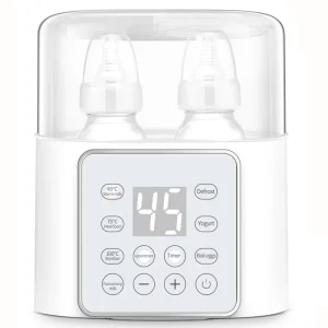 All in One Double Bottle Heater Portable Milk Bottle Warmer Feeding Portable Baby Bottle Warmer