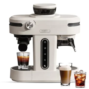 All in One Mini Home Grain Semi Automatic Espresso Machine Coffee Maker With Grinder