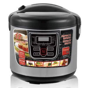 All in One Smart Rice Cooker for Home & Office Use Multi Cooker with Double Inner Pot Electric Lunch Box & Auto keep Warm