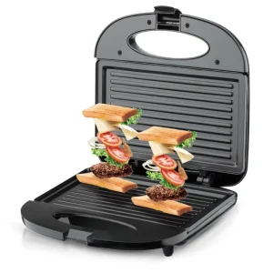 American European British Household Multifunctional Stainless Steel Toaster Double sided Heating Breakfast Sandwich Maker Steak