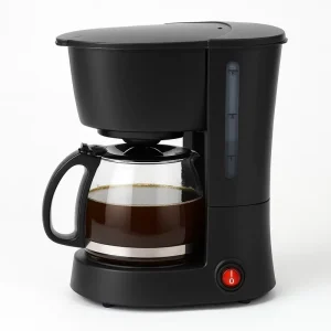 American Hotel 6 Cup 0.6L 650W Black Automatic Electric Drip Coffee Maker Anti drip Anti dry Temperature Control for Household