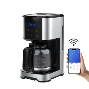 American Intelligent Electric Tuya Smart Drip Coffee Maker With Touch Screen