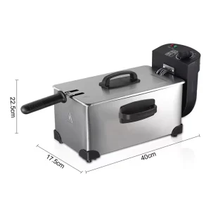 American Standard Electric Deep Frying Pan for Household Use