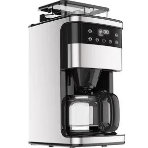 American Style Fully Automatic Grinding Integrated Coffee Machine Household Office Electric Drip Coffee Maker with Timer