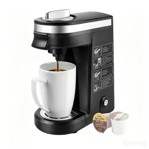 American style K Cup Capsule Coffee Machine Electric ABS Material Home Hotel Use Compatible Single Serve Brewing