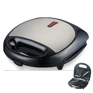 Anbolife Direct Selling Fixed 2 Slice Sandwich Maker Non stick Coated Plates Skid resistant Feet Waffle Maker
