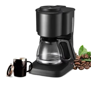 Anti drip Electric Coffee Machine 6 Cups Portable Espresso Drip Coffee Maker American Coffee Machine