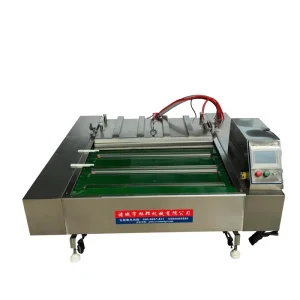 Anti pinch Safety Protection Conveyor Belt Vacuum Packing Machine Soy Product Vacuum Sealer for Dried Tofu Snacks