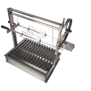 Argentinian Grill Santa Maria Grill With Charcoal Box and Rotisserie Kit