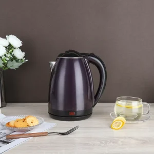 Attractive Design Double Wall Electric Kettle Home Hotel