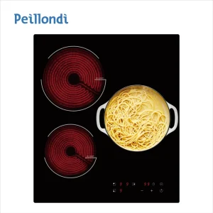 Auto Hot Plates High Light Timer Electric Stove Without Gas Infrared Cooktop Built-in Ceramic Hob with 3 Burners