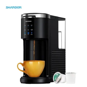 Auto Keep Warm Cleaning Reminder Smart Drip Coffee Maker Transparent Water Level Single Serve K Cup Electric Coffee Maker