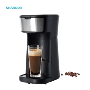 Auto Keep Warm Function 4 Cups Mini Coffee Maker with Reusable Filter Black Coffee Maker