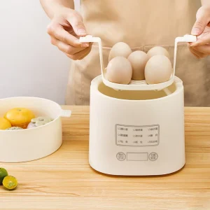 Automatic 5 Egg Capacity Egg Cooker with Auto Shut off Noise Free Eco Friendly Food Grade Plastic for Kitchen Commercial Use