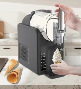 Automatic Black White Multi Function 2L Slush Machine 110V/220V Intelligent Kitchen Tools for Home Use Ice Cream Maker