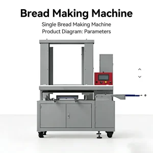 Automatic Bread Maker Machine Motorized High Productivity Bread Making Machine for Home 220V Grain Product Making Machines