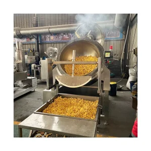 Automatic Candy Popcorn Machine Caramel Popcorn Coating Machine Popcorn Machine for Business