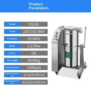 Automatic Chopper Food Processor Meatball Grinder Onion Vegetable and Garlic Chopping and Mixing Machine Cheese Mixer