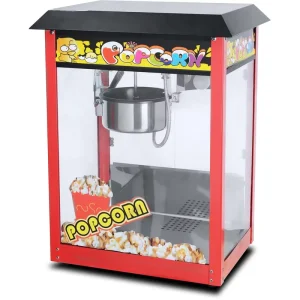 Automatic Commercial Electric 220V 110V Black Color Popcorn Machine With Good Price for Scool&Food Store