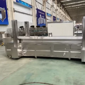 Automatic Commercial Grade Gas Electric Food Frying Continuous Fryer Machine Stainless Steel Potato Chips Donut Deep Fryer