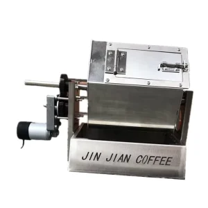 Automatic Commercial Stainless Steel Gas Heating Coffee Bean Roaster Grain Baking Machine Plug And Play Installation 110 220