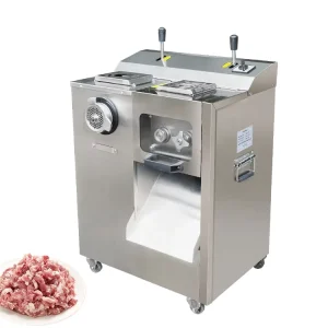 Automatic Commercial Stainless Steel Meat Slicer and Grinder for Fresh Frozen Pork Lamb Steak Meat Cutting