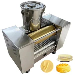 Automatic Crepe Making Machine Pancake Making Machine Multi layer Cake Crust Making Machine