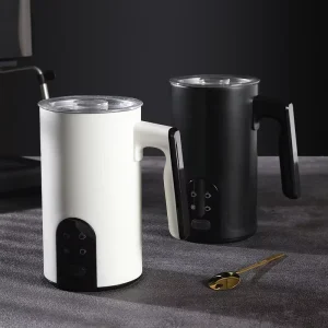 Automatic Custom Professional Portable Coffee Stainless Steel Multi Functional Milk Frother Steamer Household M005