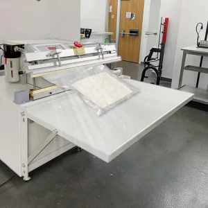 Automatic Desktop Vacuum Sealer for Seafood Fresh Food Sausage External Heat Electric Sealing Machine for Bags Film Can