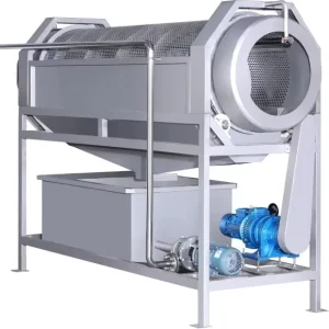 Automatic Drum Type Washer Turmeric Washing Processing Machine