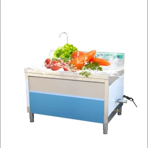 Automatic Eddy Current Fruit Washer Vortex Vegetable Washing Machine for Central Kitchen