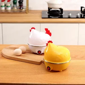 Automatic Egg Steamer Cooker 7 Eggs Large capacity Electric Boiling Cooker Auto Shut Off Single layer PP Shell Household Use