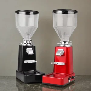 Automatic Electric Coffee Bean Grinder Steel Burr Single Dose Commercial Cafe Espresso Mill