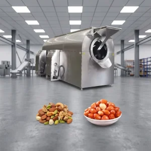 Automatic Electric Coffee Bean Roaster Nut Peanut Oven Grain Sunflower Seed Cashew Oven Food Grade Stainless Steel