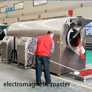 Automatic Electric Coffee Bean Roaster Nut Peanut Roasting Machine Electric Grain Sunflower Seeds