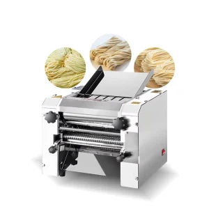 Automatic Electric Dough Noodles Maker 2200W 50kg h Capacity Commercial Kitchen Pasta Noodle Press Machine 1 Year Warranty
