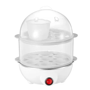 Automatic Electric Egg Cooker Multi Functional Kitchen Egg Boiler with Auto Shut Off Eco Friendly