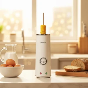 Automatic Electric Egg Cooker Non Stick Grill Tube Plastic 1 2 Eggs Capacity Auto Shut Off Household Use Omelet Wrapped Sausage