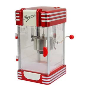 Automatic Electric Hot Air Aluminum Popcorn Maker for Household Use