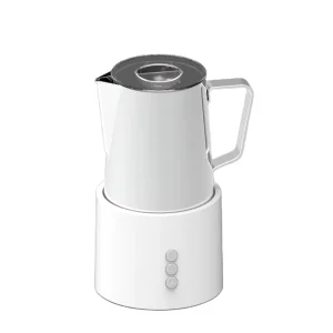 Automatic Electric Milk Frother 4 in 1 Hot Cold Milk Steamer 304 Stainless Steel Coffee Foam Maker for Latte Cappuccino