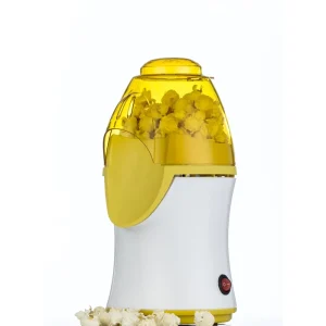 Automatic Electric Mini Popcorn Maker Hot Air Household Popcorn Machine Durable Plastic Construction