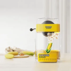 Automatic Electric Plastic Household Easy Clean Overheat Protection Fast Cooked Popcorn Maker