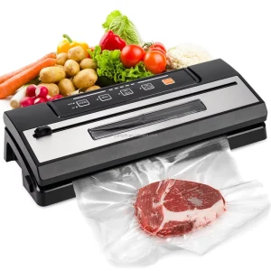 Automatic Electric Vacuum Food Saver Sealer with Bag Cutter and View Window for Household Use