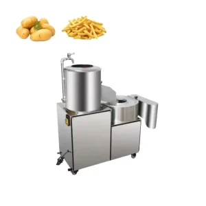 Automatic Fruit Vegetable Peeling Machine Stainless Steel Potato Brush Washer
