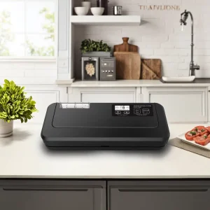 Automatic Household Electric Power Source Food Vacuum Sealer Machine with Food Container