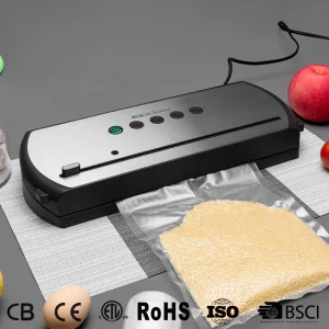 Automatic Household Food Vacuum Sealer Machine With Dry & Moist Modes Detachable Lid Overheat Protection