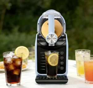 Automatic Household Outdoor Ice Slushie and Frozen Drink Maker With 5 Preset Modes LED Display 160W Ice Cream Maker